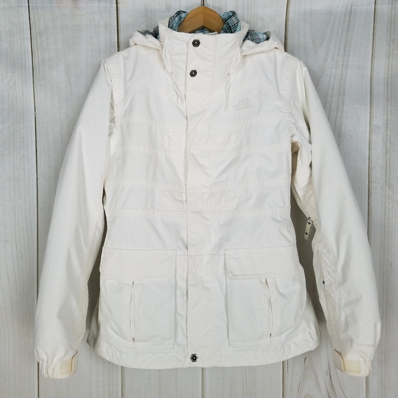 North face white snow jacket Clearance